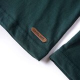  Dječja majica dugih rukava tamnozelena 140 | shoptok.hr