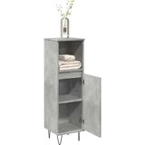 vidaXL Kopalniška omarica betonsko siva 30x30x100 cm inženirski les | Shoptok.si