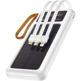 LINQ 15000 mAh solarna rezervna baterija 3 v 1 kabel, - bel, (20763408) Cene