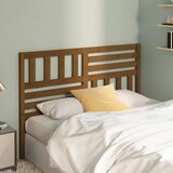  Uzglavlje za krevet boja meda 156 x 4 x 100 cm masivna borovina | Eponuda.com