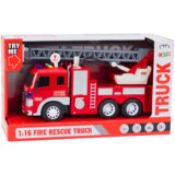  Vatrogasno vozilo s bumom 1:16 Svjetla Zvuci Vodeni Vožnja Crveno | shoptok.hr
