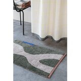 Mette Ditmer Denmark temno zelen pralen bombažen tekač 70x150 cm figura – | Shoptok.si