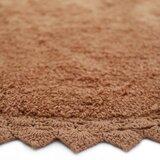 Nattiot Ciglasti periv/ručno rađen pamučan okrugao tepih ø 110 cm Perla Toffee – | shoptok.hr