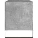 vidaXL Omarica za gramofonske plošče betonsko siva 74,5x38x48 cm les | Shoptok.si