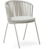 Kave Home Beli kovinski vrtni stol Saconca - Kave Home Cene