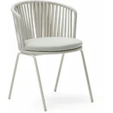 Kave Home Bijela metalna vrtna stolica Saconca -