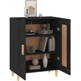  Komoda črna 69,5x34x90 cm konstruiran les, (20807959) | Shoptok.si