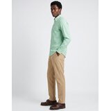 Polo Ralph Lauren Srajce z dolgimi rokavi CHEMISE AJUSTEE CUSTOM FIT EN POPELINE RAYEE Kaki | Shoptok.si