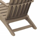  Vrtne stolice Adirondack 2 kom svjetlosmeđe od polipropilena | shoptok.hr