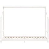  Okvir za dječji krevet bijeli 2 x (90x200) cm masivna borovina | shoptok.hr