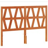 vidaXL Vzglavje voščeno rjava 135 cm trdna borovina | Shoptok.si