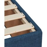  Krevet s oprugama i madracem plavi 90 x 200 cm od tkanine | shoptok.hr