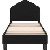  Posteljica za malčke z vzglavjem Črna 70 x 140 cm Žamet, (5000105339) | Shoptok.si
