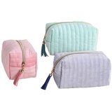 YESSS! neseser plišani kockasti lila | Eponuda.com