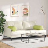 vidaXL Blazine 2 pcs Svetlo zelena Ø 25 x 70 cm blago | Shoptok.si
