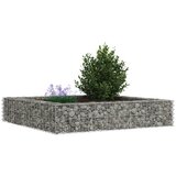  Gabionska povišena gredica od pocinčanog čelika 100x100x20 cm | shoptok.hr