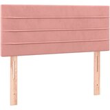 Box spring postelja z vzmetnico roza 90x200 cm žamet, (20894799) | Shoptok.si