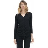 Leone 1947 Topi & Bluze Woman Long Sleeves T-Shirt Earth Tones Črna | Shoptok.si