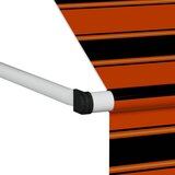Tenda na ručno uvlačenje 100 cm narančasto-smeđa | shoptok.hr
