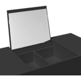  Toaletni stolić s ogledalom crni 100x45x76 cm | Eponuda.com