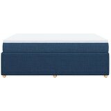  Krevet s oprugama i madracem plavi 140 x 190 cm od tkanine | shoptok.hr