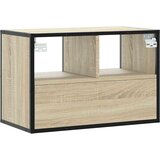 TV ormarić boja hrasta 60x31x39 5 cm konstruirano drvo i metal | shoptok.hr