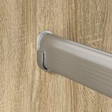  Cijev za ormar 12 pcs Srebrno 664 x 15 x 29 mm | shoptok.hr