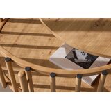Venture Home Rubbo klub stolić ⌀80 cm, prirodna boja drva Slike
