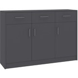 Maison Chic Komoda - Predalnik siva 110x30x75 cm iverna plošča, (21715949) Cene