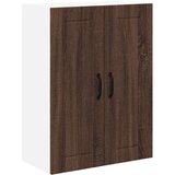 vidaXL zidni kuhinjski ormarić s policom smeđi hrast 60 x 31 x 80 cm | shoptok.hr