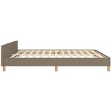  Okvir za krevet bez madraca smeđesivi 180x200 cm od tkanine | shoptok.hr