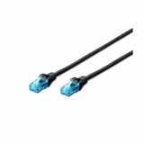 Digitus KABEL PATCH UTP Cat 5e 0,50m RJ45 10/100 - črn (DK-1511-005/BLACK), (20421764) | Shoptok.si