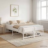  Električni podesivi okvir kreveta Bijela 140 x 190 cm Čelik | shoptok.hr
