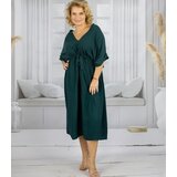 Pri Oversize dress with belt and V neckline SOPHIA | shoptok.hr