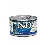 Nuevo N&D ocean hrana u konzervi za pse - lignje i brancin 140gr Cene