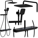Rea Komplet za prhanje s termostatom Pedro Black | Shoptok.si