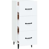  Komoda bela 34,5x34x90 cm inženirski les, (20654644) | Shoptok.si