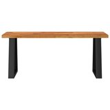  Klupa sa živim rubom 110 cm od masivnog bagremovog drva | Eponuda.com