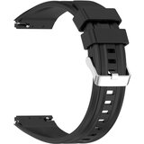 INF Združljiv s Huawei GT6 Pro - Brezšiven silikonski pašček za uro Black, (5000085423) | Shoptok.si