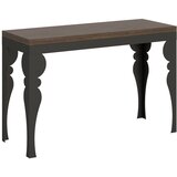 Itamoby   Paxon Double (120/200x45/90) - oreh, barva nog: antracit - preklopna jedilna miza, (20842362) | Shoptok.si