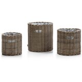 Bonami Essentials set sivih vrtnih tegli Natural | shoptok.hr