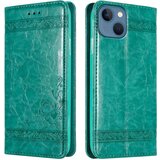 Cadorabo Ohišje, združljivo z Apple iPhone 13 v turkizna z okraski - Zaščitni ovitek z magnetnim zapiranjem, funkcijo stojala in režo za kartice, (20561119) | Shoptok.si