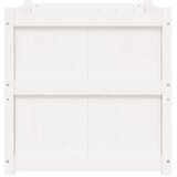 Vrtna sadilica bijela 70 x 70 x 70 cm od masivne borovine | Eponuda.com