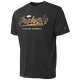 camo logo t-shirt/ l -grey melange