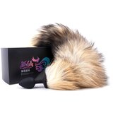 Sunfo - silikonski analni dildo sa lisičjim repom (crno-crveni) | shoptok.hr