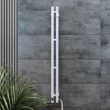  Električni sušač peškira sa termostatom SILOUETTE 70W 120x9 cm beli, desni | Eponuda.com
