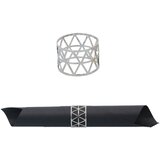 Molarem Home Set od 4 prstena za salvete - srebrni Slike