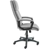 XORA PISARNIŠKI STOL umetna masa, tekstil siva, črna | Shoptok.si
