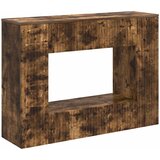 Konzolna stolica Prugasti Dimljeni Hrast 101 x 29 x 74 cm | shoptok.hr