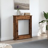  Okvir za kamin boja drva 75x20x87,5 cm od konstruiranog drva | shoptok.hr